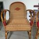 Pair of rattan chairs