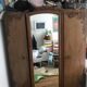 Carved dressing wardrobe