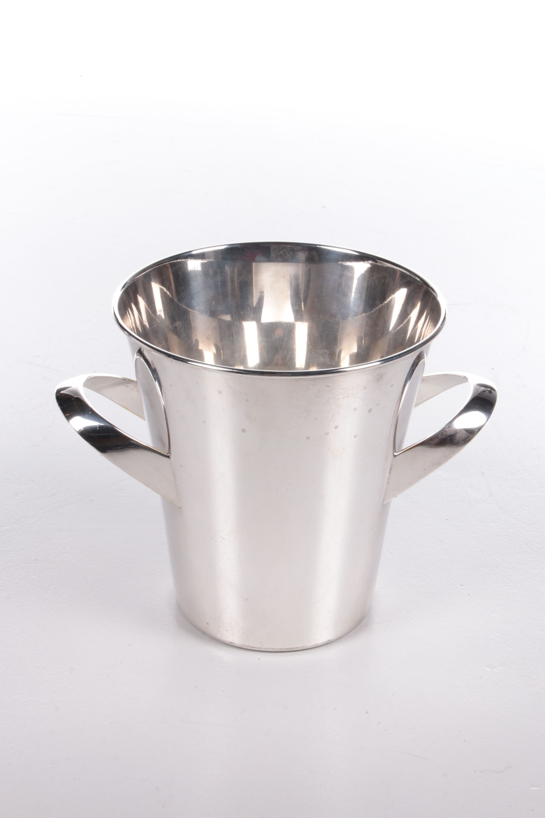 Silver plated designer champagne cooler WMF Kurt Mayer Design, 1950s