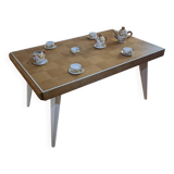 Checkerboard table oak