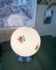 Floral opaline lamp