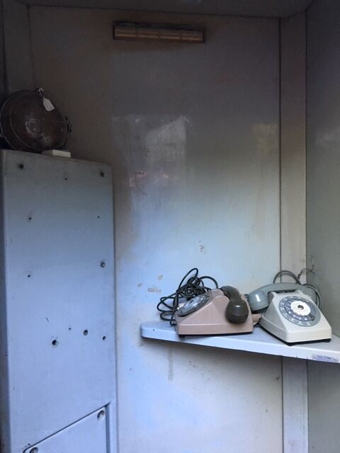 1970 fiberglass telephone booth
