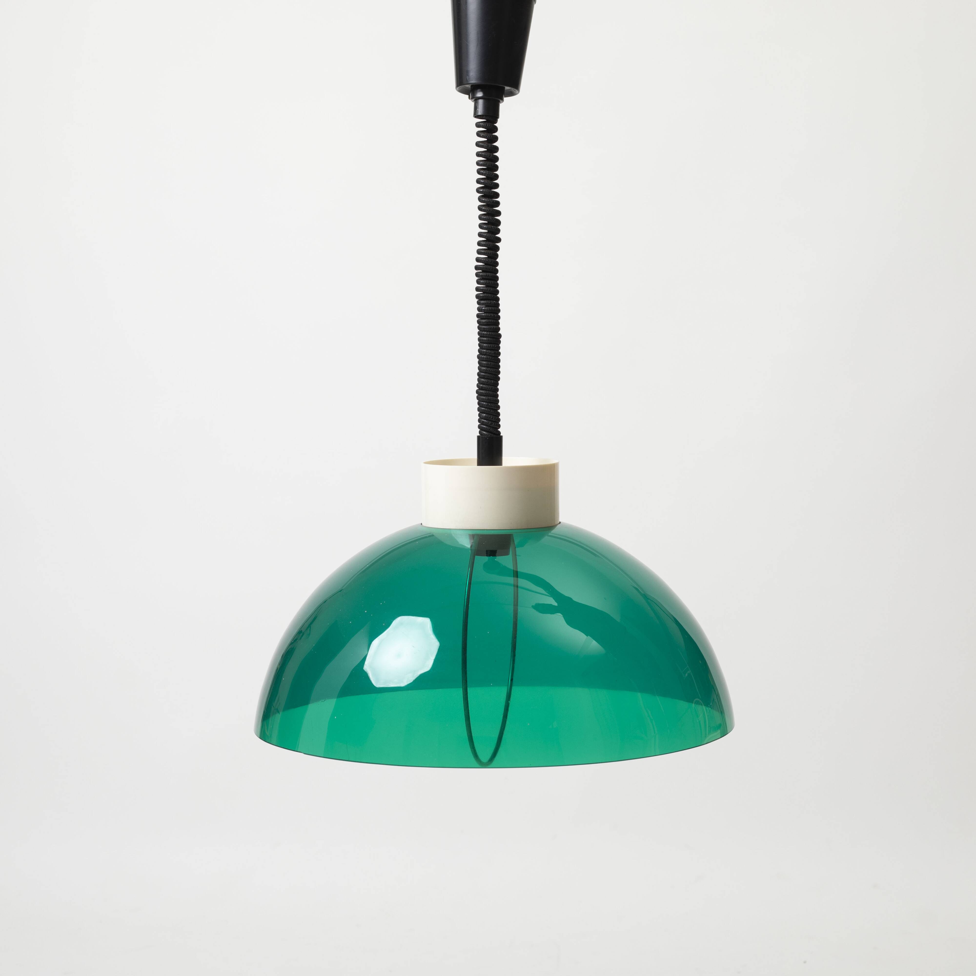 Space age pendant lamp by Polam, Poland, 1970s