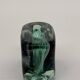 Murano vase in green signed by Robert Pierini.