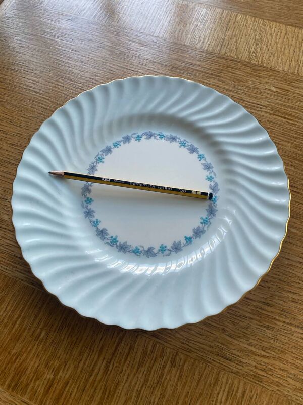 7 assiettes en porcelaine de Chine Minton