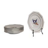Set of dessert plates St Amans model IRMA