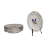 Set of dessert plates St Amans model IRMA