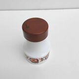 mustard pot Mobil orange