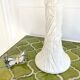Ceramic candle holder iris flower