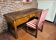Antique desk accompanied by its chair – first half of the 18th century.