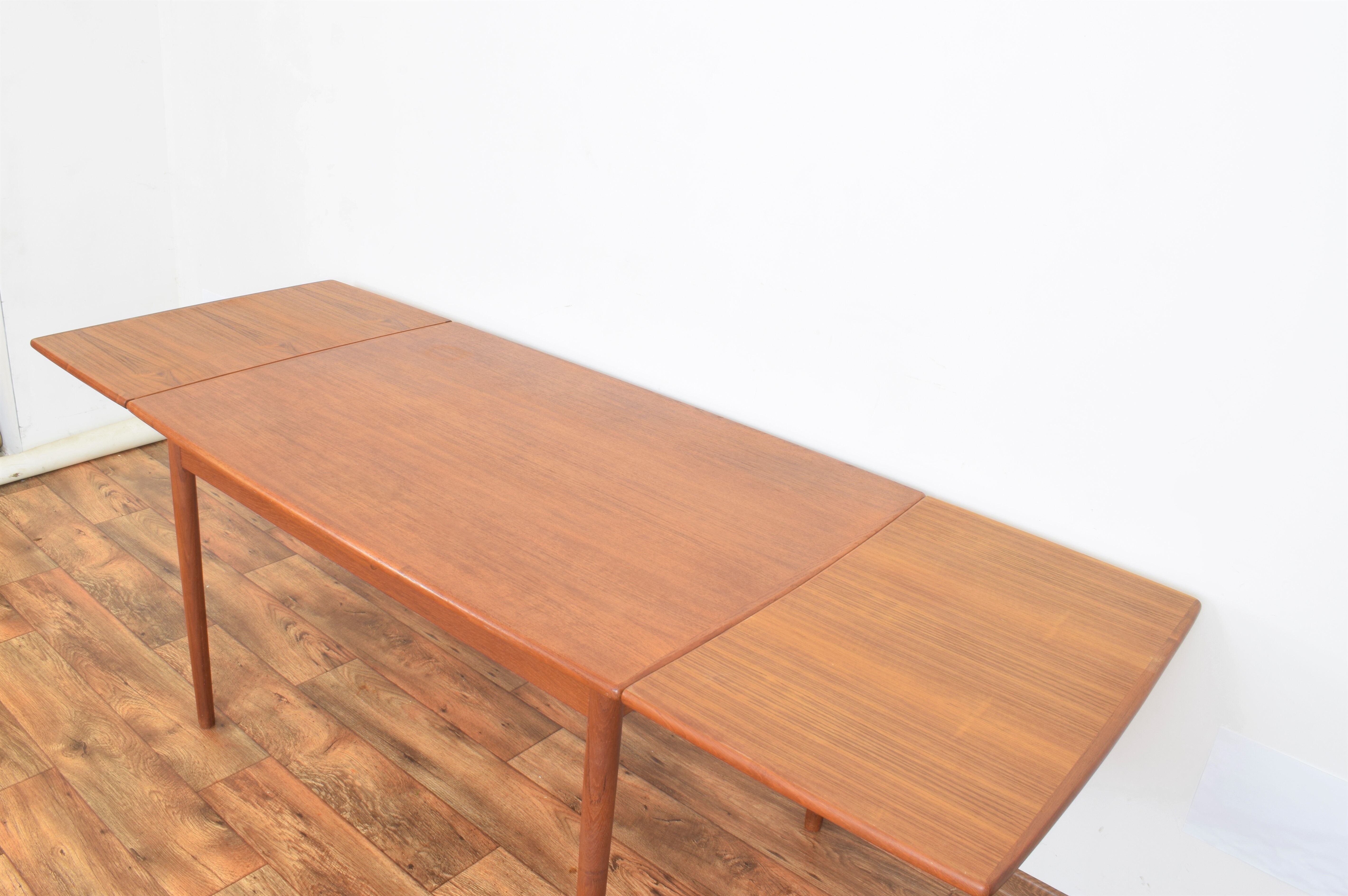 Danish teak extendable dining table