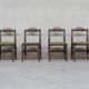 Set of six chairs by Guillerme et Chambron