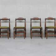 Set of six chairs by Guillerme et Chambron