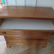 Rare - Pretty old chest of drawers with 4 drawers and 3 locks - In walnut - 1930