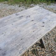 Table ferme  vintage en bois 2m, pieds en x