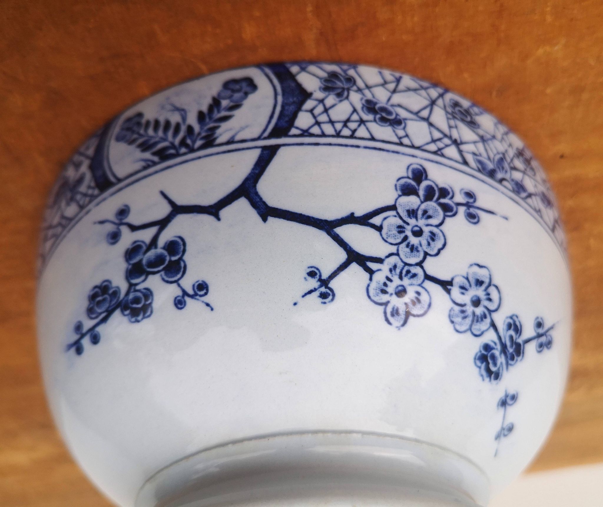 Old collection bowl Creil and Montereau model Japan