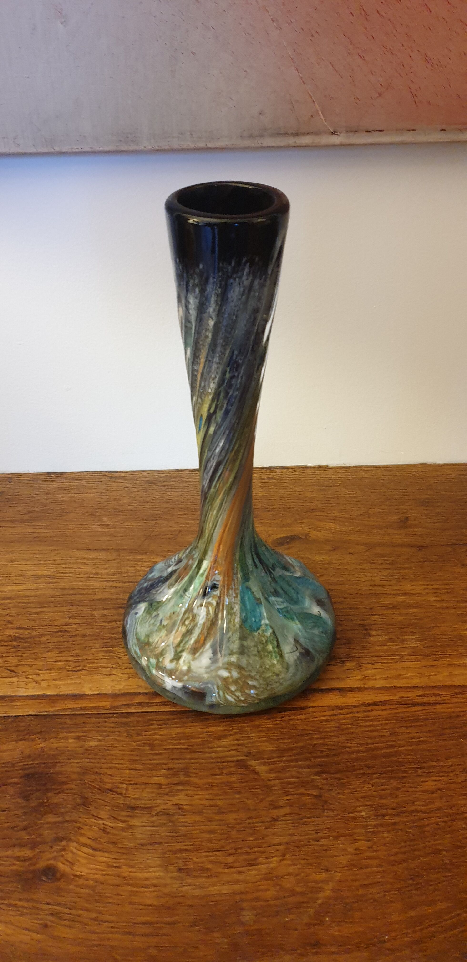Glass vase from the south of the France