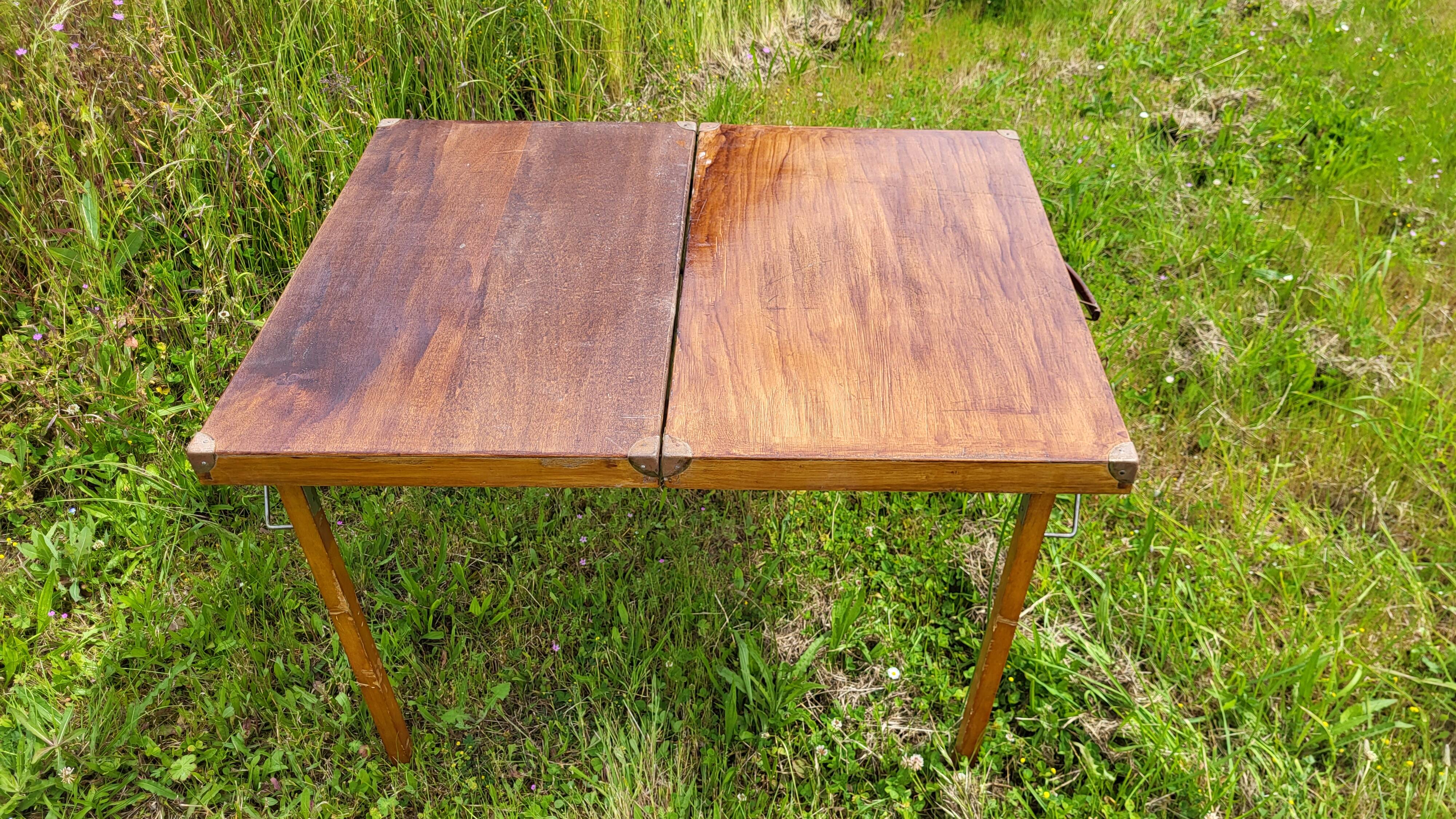Vintage 1950's picnic table & chair