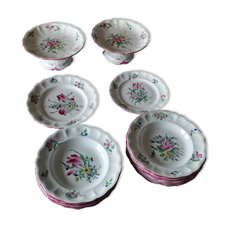 Kg Lunéville France Half-Porcelain Pieces