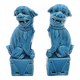 Pair of Chinese Foo Dog Dragon Statuettes 50's
