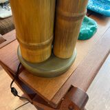 Bamboo-style table lamp, François Chatain, 1990s