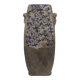 Vase avec émaillage bleu et blanc sur terre cuite