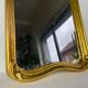 Miroir classique doré 45 x 25 cm