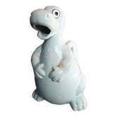 Hippopotamus pitcher in slip