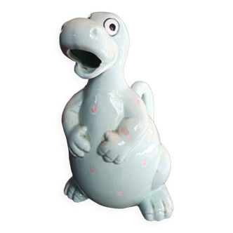 Hippopotamus pitcher in slip