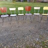 6 Vintage Formica Chairs