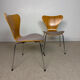 4 chairs Series 7 – Arne Jacobsen for Fritz Hansen