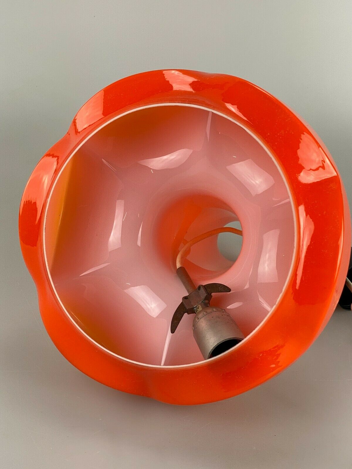 60s 70s Peill & Putzler hanging lamp ceiling lamp glass space design lamp