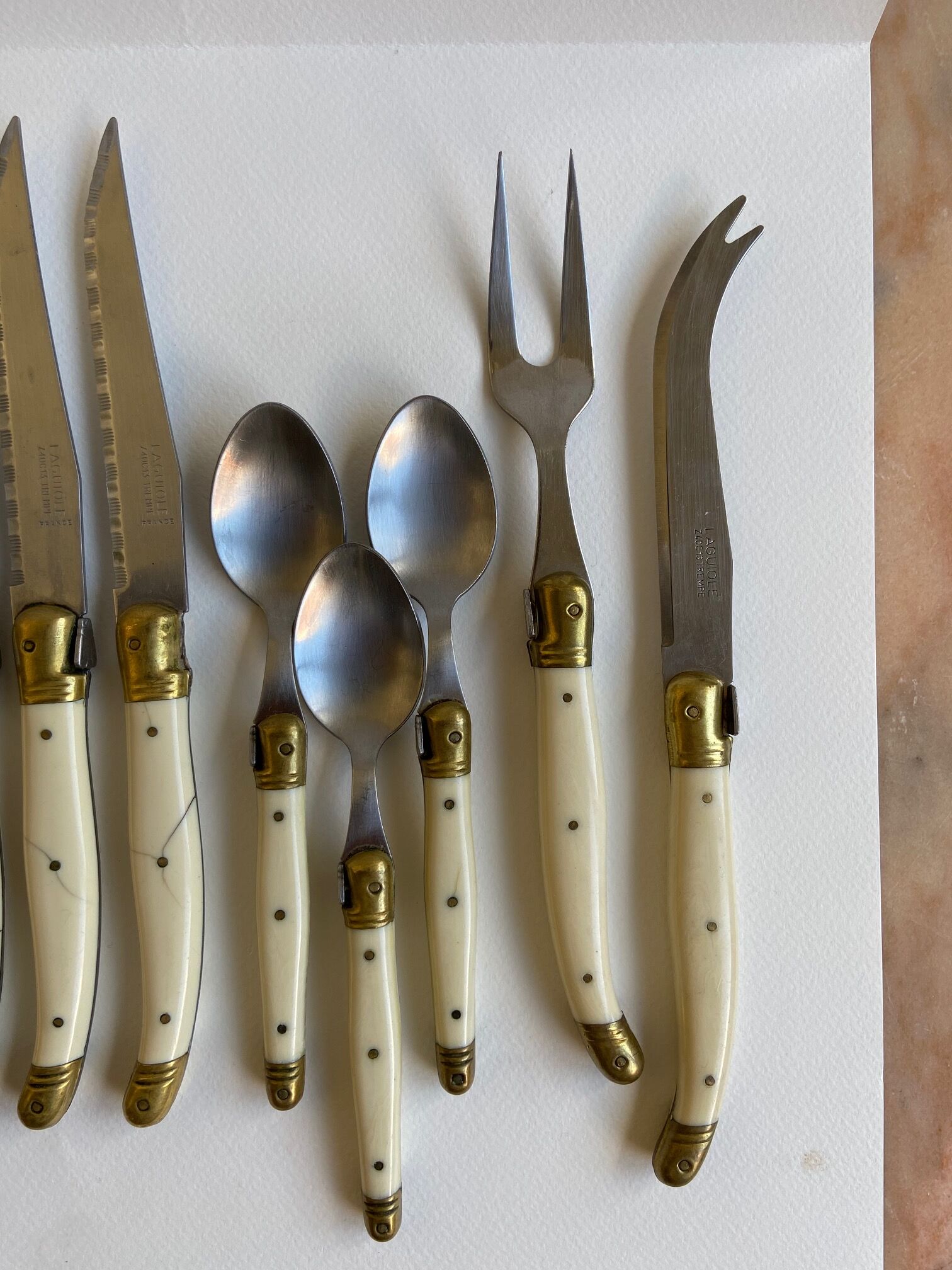 Set of 15 beige covers