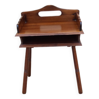 Table de chevet vintage pieds compas