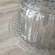 Old glass cheese bell