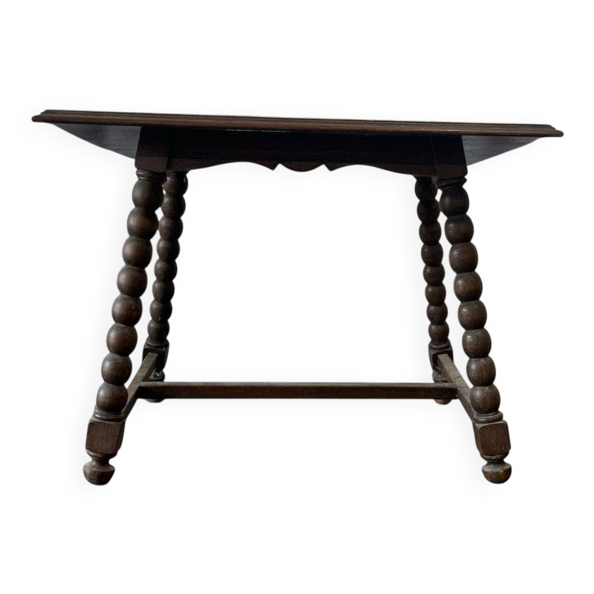 Vintage wooden bobbin side table / coffee table / end table