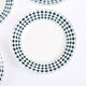 Set of 10 Moulin des Loups and Hamage Orchies diamond plates