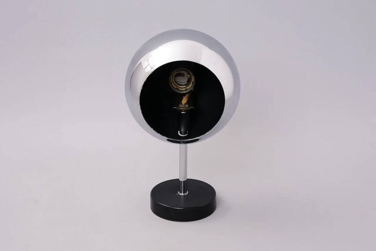 Chrome-plated ceiling lamp from Staff