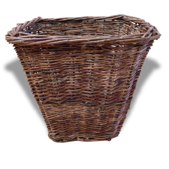 Small square braided basket