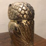 Golden owl ice bucket Mauro Manetti