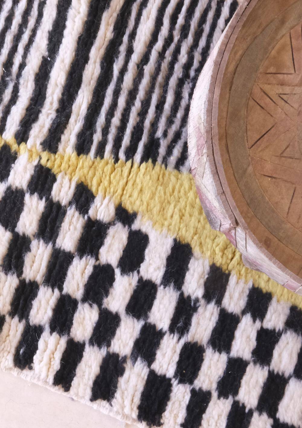 Geometric Runner Rug - 345 x 67 cm