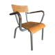 Old Mullca school chair with armrests