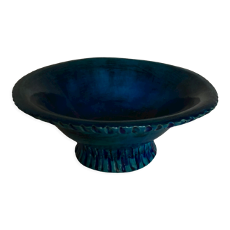 Product BHV Turquoise ceramic cut incised 1960
