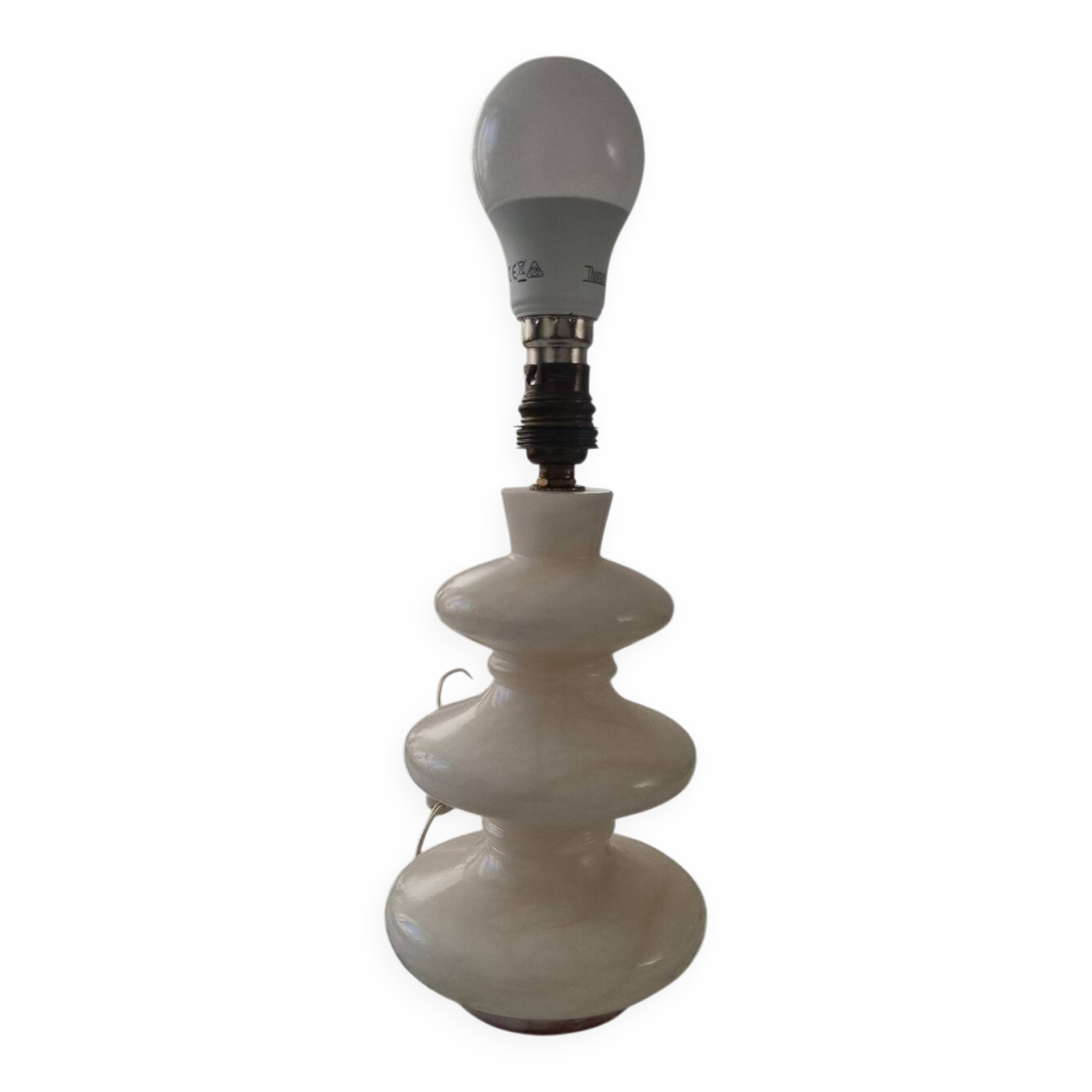 Vintage marble lamp base