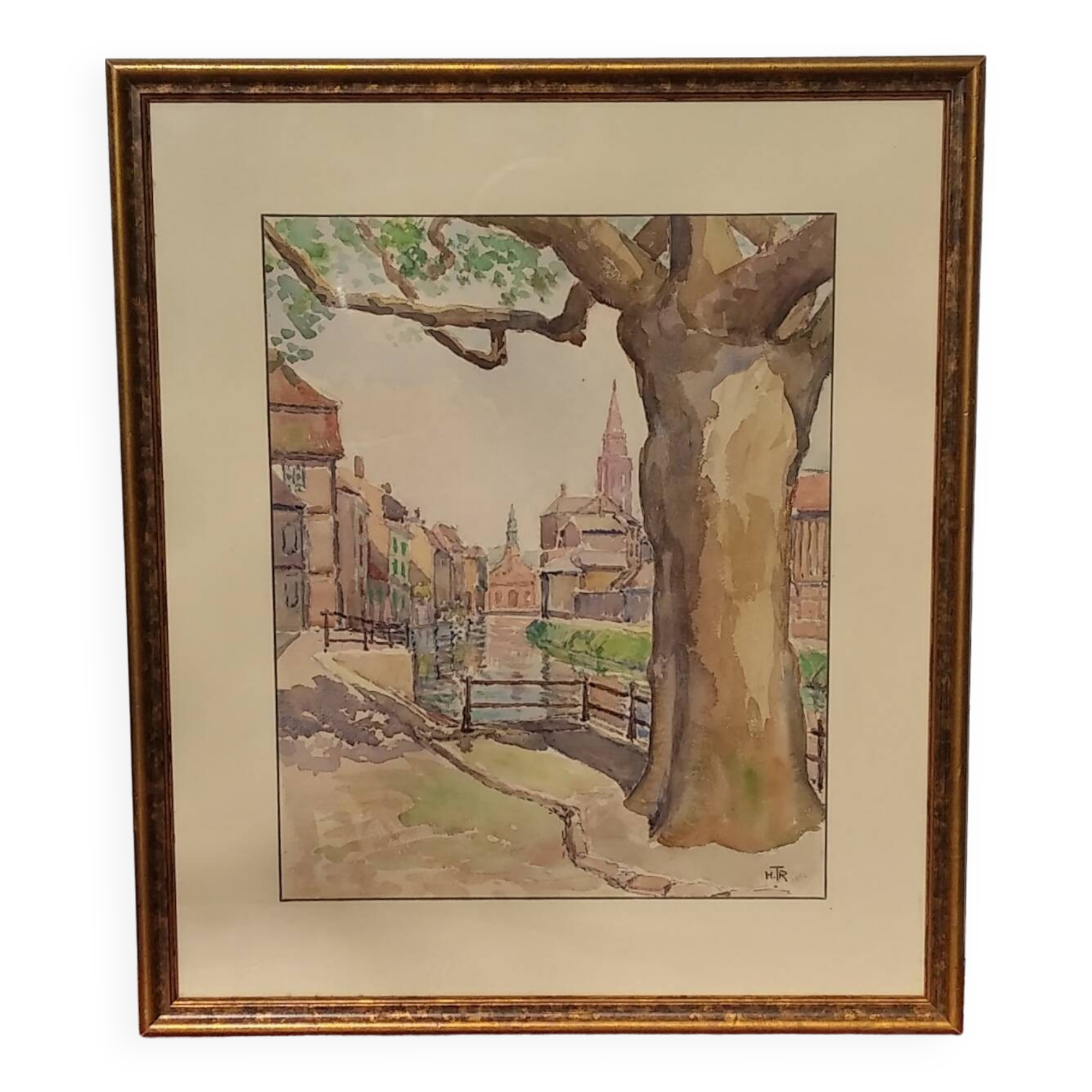 Watercolor Strasbourg The Old Town