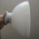 Old lampshade half globe bell lamp suspension opaline vintage Ø 30 cm TBE 1930