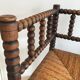 Chaise boule en bois début 20ème