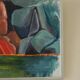 Original Swedish abstract oil painting on canvas "Abstract Rocks"