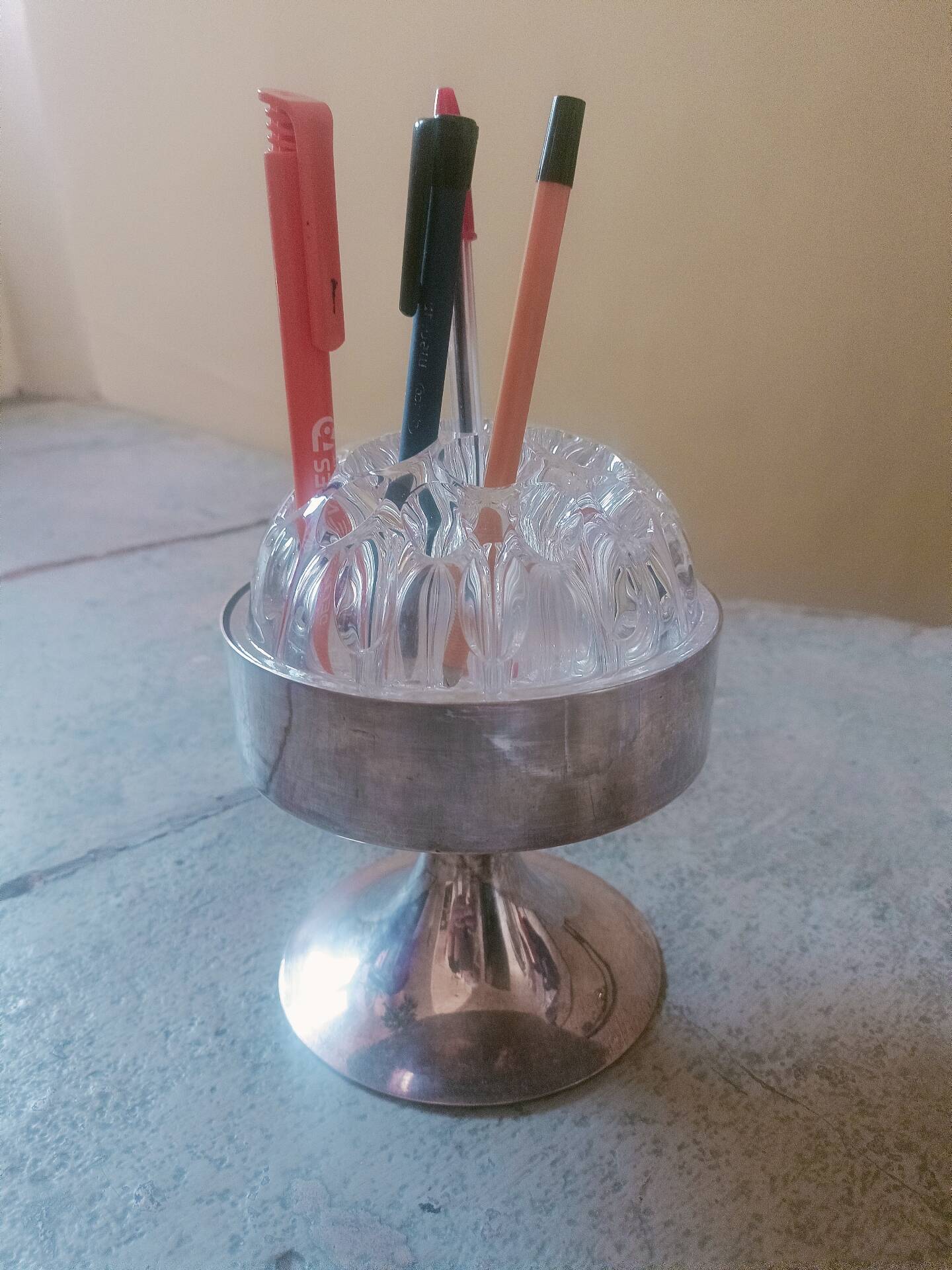 Vintage flower holder, circa 1970