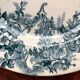 Lot of 4 flat plates in Iron Land Boulenger Choisy the Model King POMPADOUR